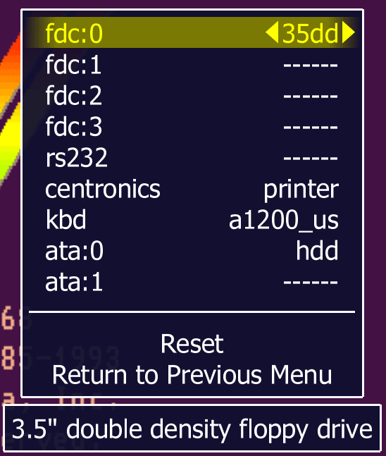 Amiga 1200 Device Selector