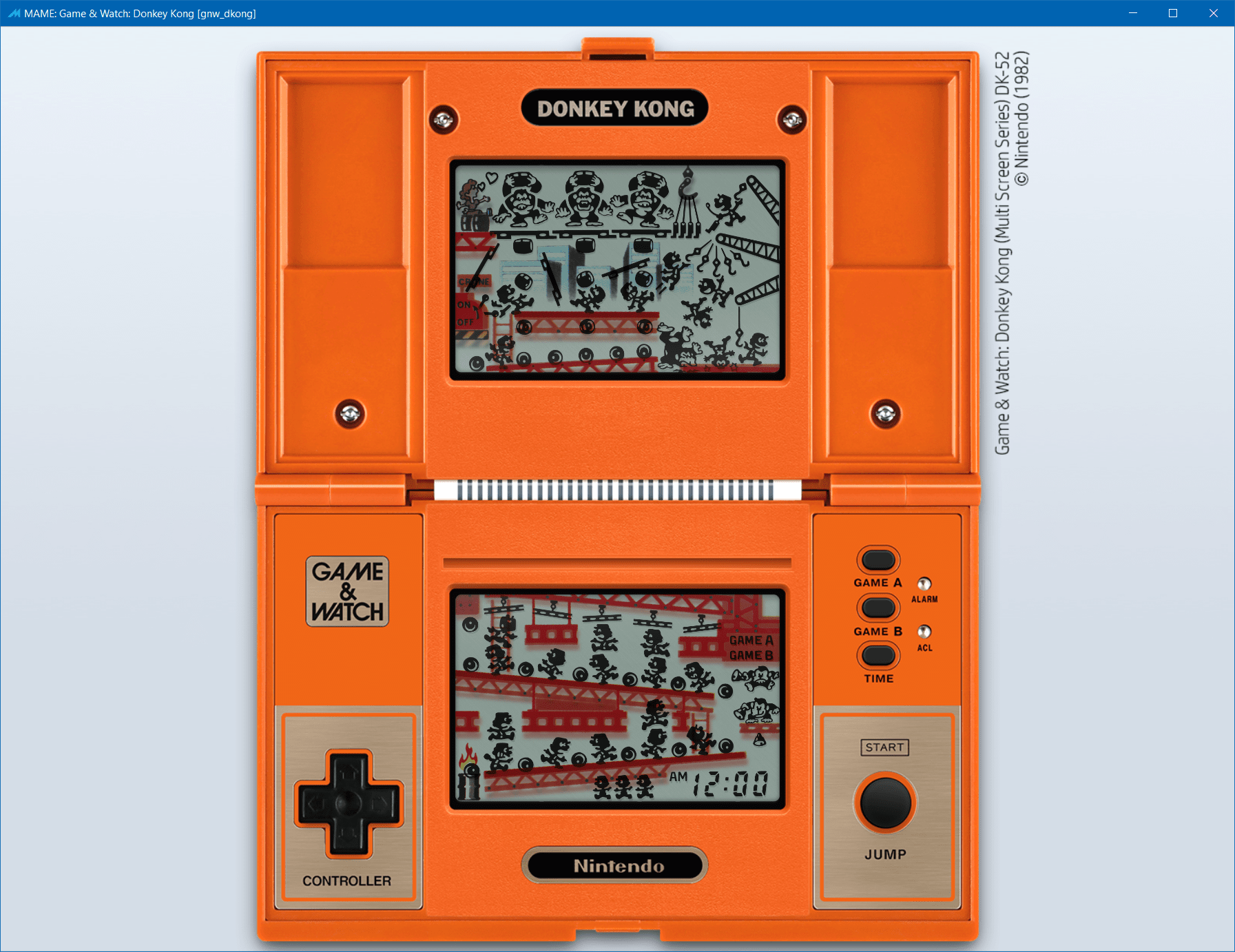 Game & Watch Donkey Kong (Full Arwork)