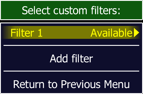 Custom Filter