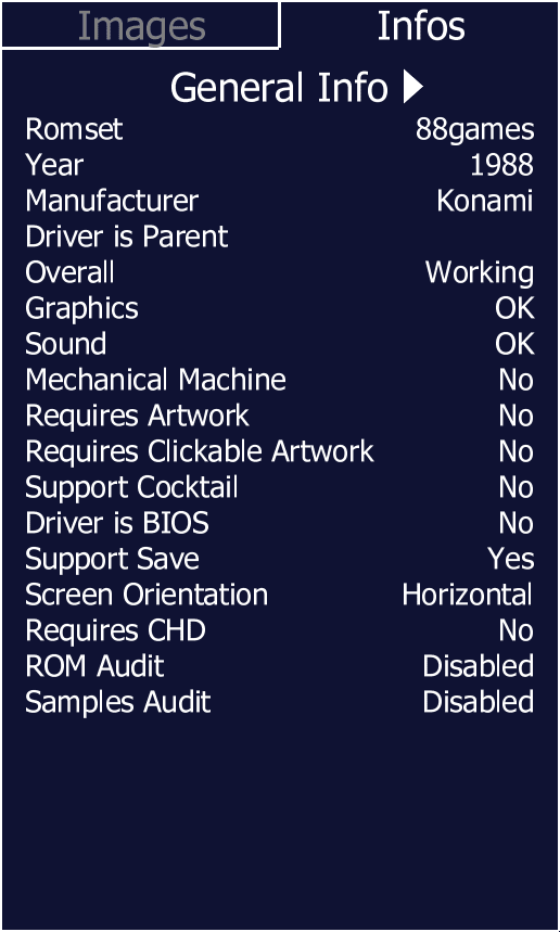 Media Panel (Infos)