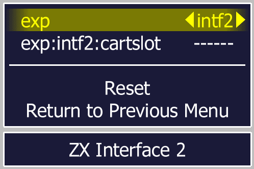 ZX Spectrum Device Selector